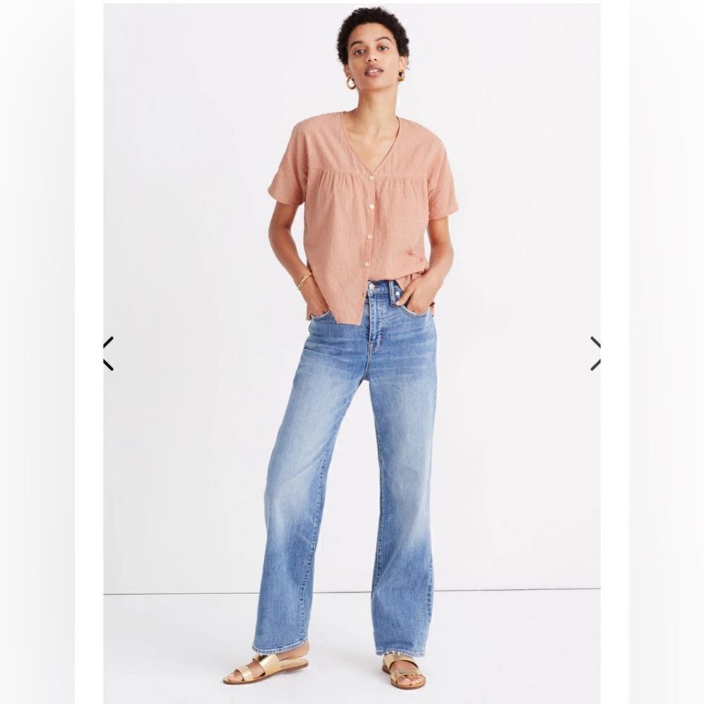 Madewell | Rhyme Button-Front Top in Clipdot | L